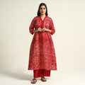 Buy  Batik Printed Cotton Kurta with Palazzo Set Online l iTokri.com