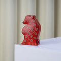  Red Bear Handcrafted Brown Apple Leather Money Bank 