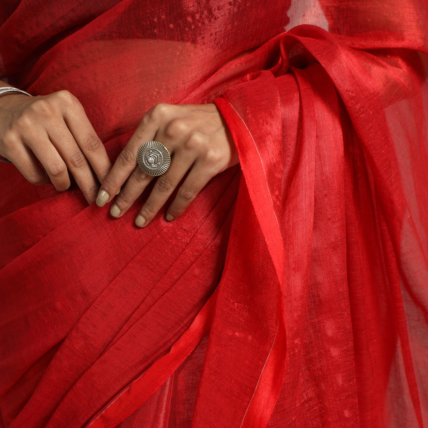 Bengal Fine Tissue Zari Saree 04