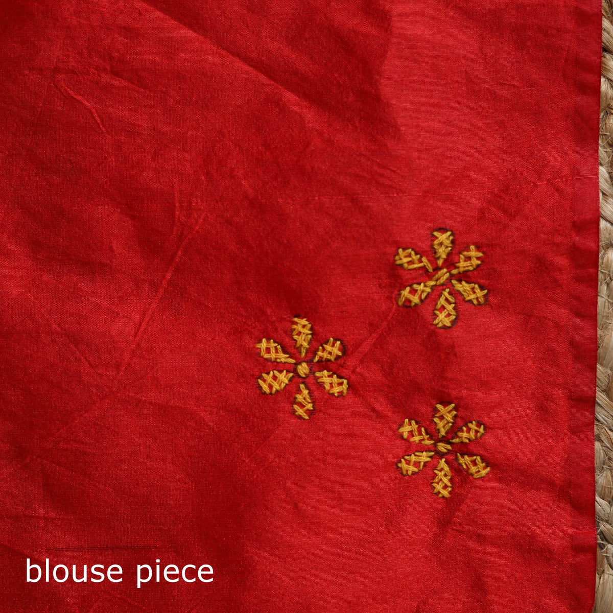 Bengal hand embroidered silk nakshi kantha saree 15