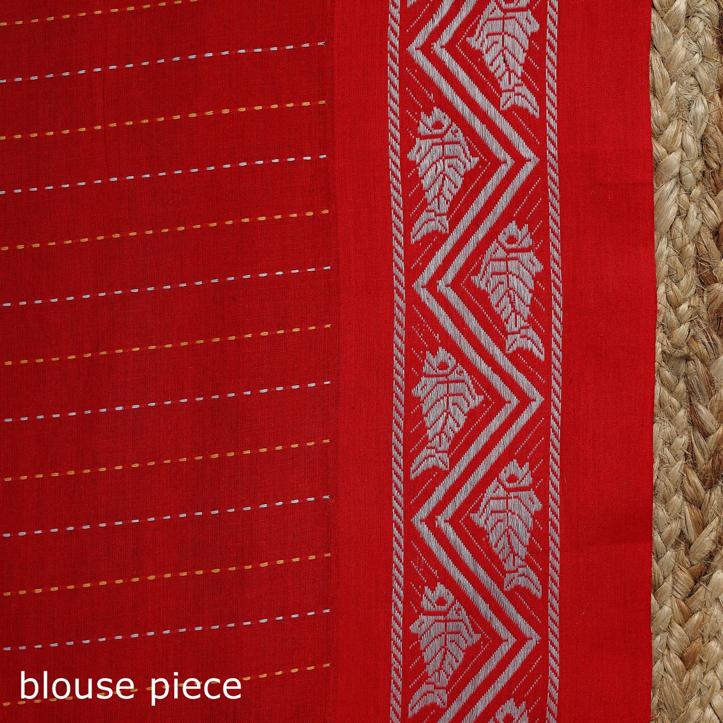 Red - bengal handwoven cotton begumpuri saree 17