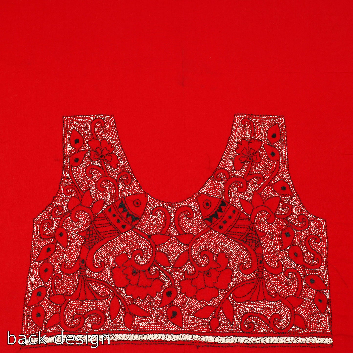 Kantha Embroidery Blouse Piece