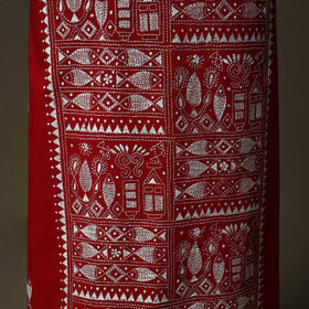 Bengal kantha hand embroidered cotton unstitched kurta