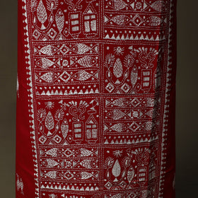 Bengal kantha hand embroidered cotton unstitched kurta