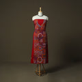 Bengal kantha hand embroidered cotton unstitched kurta