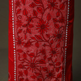 Bengal kantha hand embroidered cotton unstitched kurta