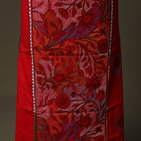 Bengal kantha hand embroidered cotton unstitched kurta