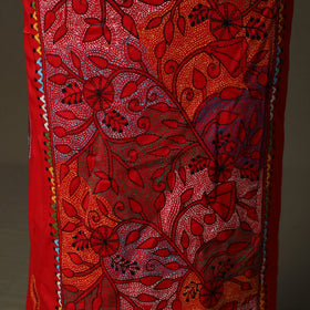 Bengal kantha hand embroidered cotton unstitched kurta