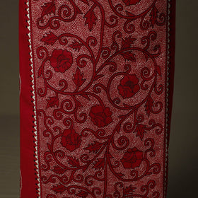 Bengal kantha hand embroidered cotton unstitched kurta