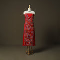 Bengal kantha hand embroidered cotton unstitched kurta