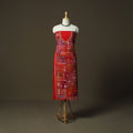 Bengal kantha hand embroidered cotton unstitched kurta