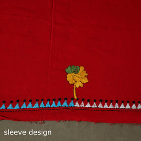 Bengal kantha hand embroidered cotton unstitched kurta
