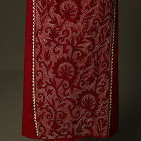 Bengal kantha hand embroidered cotton unstitched kurta