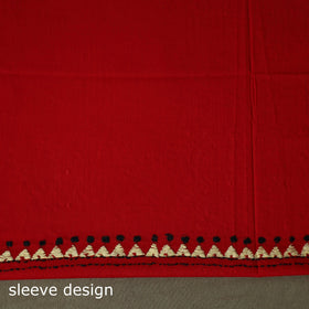 Bengal kantha hand embroidered cotton unstitched kurta