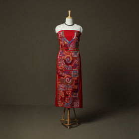 Bengal kantha hand embroidered cotton unstitched kurta