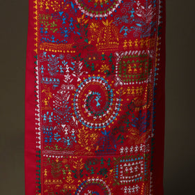 Bengal kantha hand embroidered cotton unstitched kurta