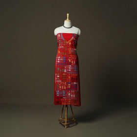 Bengal kantha hand embroidered cotton unstitched kurta