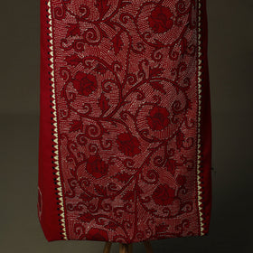 Bengal kantha hand embroidered cotton unstitched kurta