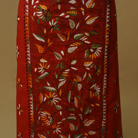 Bengal kantha hand embroidered unstitched kurta material