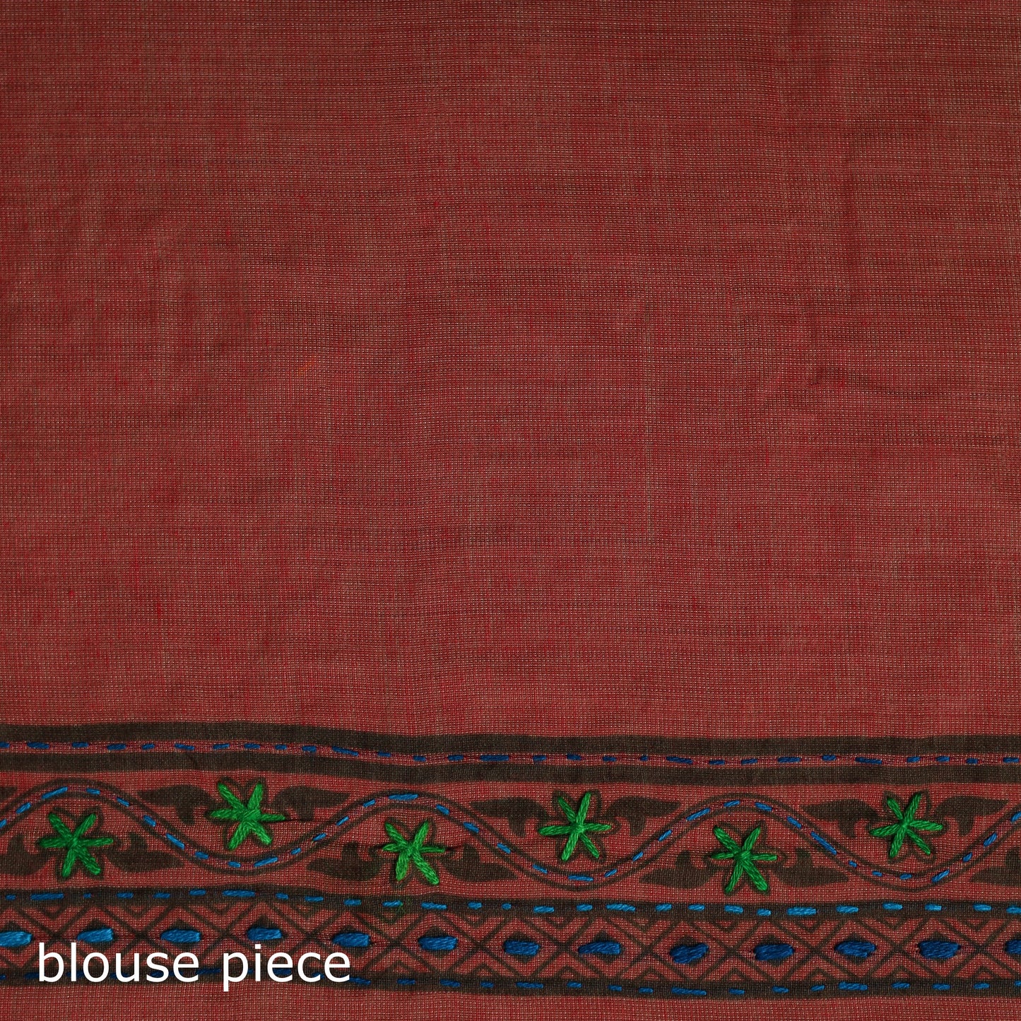 Bengal kantha hand embroidery silk cotton chapa work saree