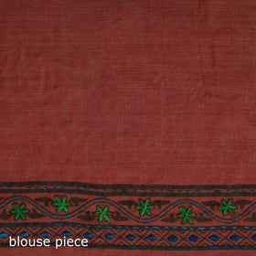 Bengal kantha hand embroidery silk cotton chapa work saree