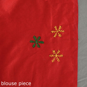 Bengal Nakshi Kantha Embroidery Silk Saree