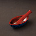 Bengal Patua Handpainted Mortar and Pestle Set