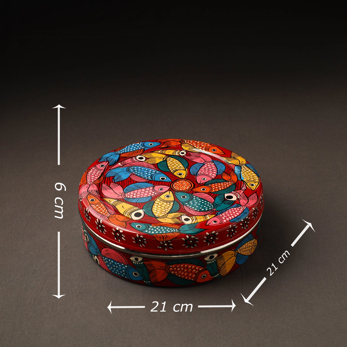  Bengal Patua Handpainted Stainless Steel Casserole