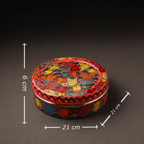  Bengal Patua Handpainted Stainless Steel Casserole