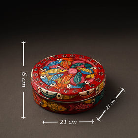  Bengal Patua Handpainted Stainless Steel Casserole