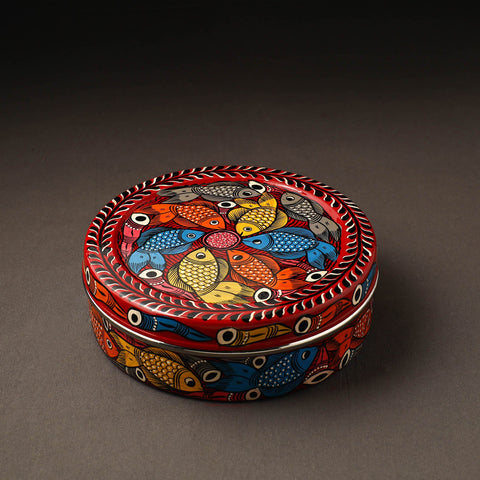  Bengal Patua Handpainted Stainless Steel Casserole