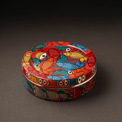  Bengal Patua Handpainted Stainless Steel Casserole