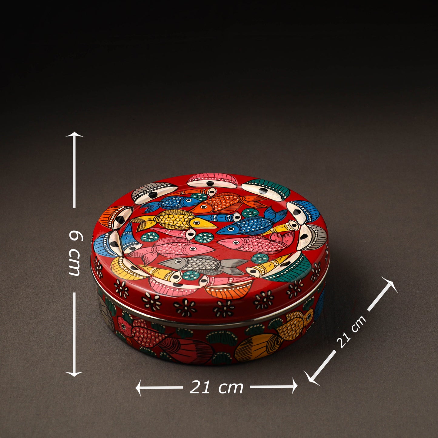  Bengal Patua Handpainted Stainless Steel Casserole