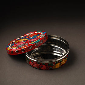  Bengal Patua Handpainted Stainless Steel Casserole