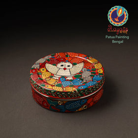  Bengal Patua Handpainted Stainless Steel Casserole