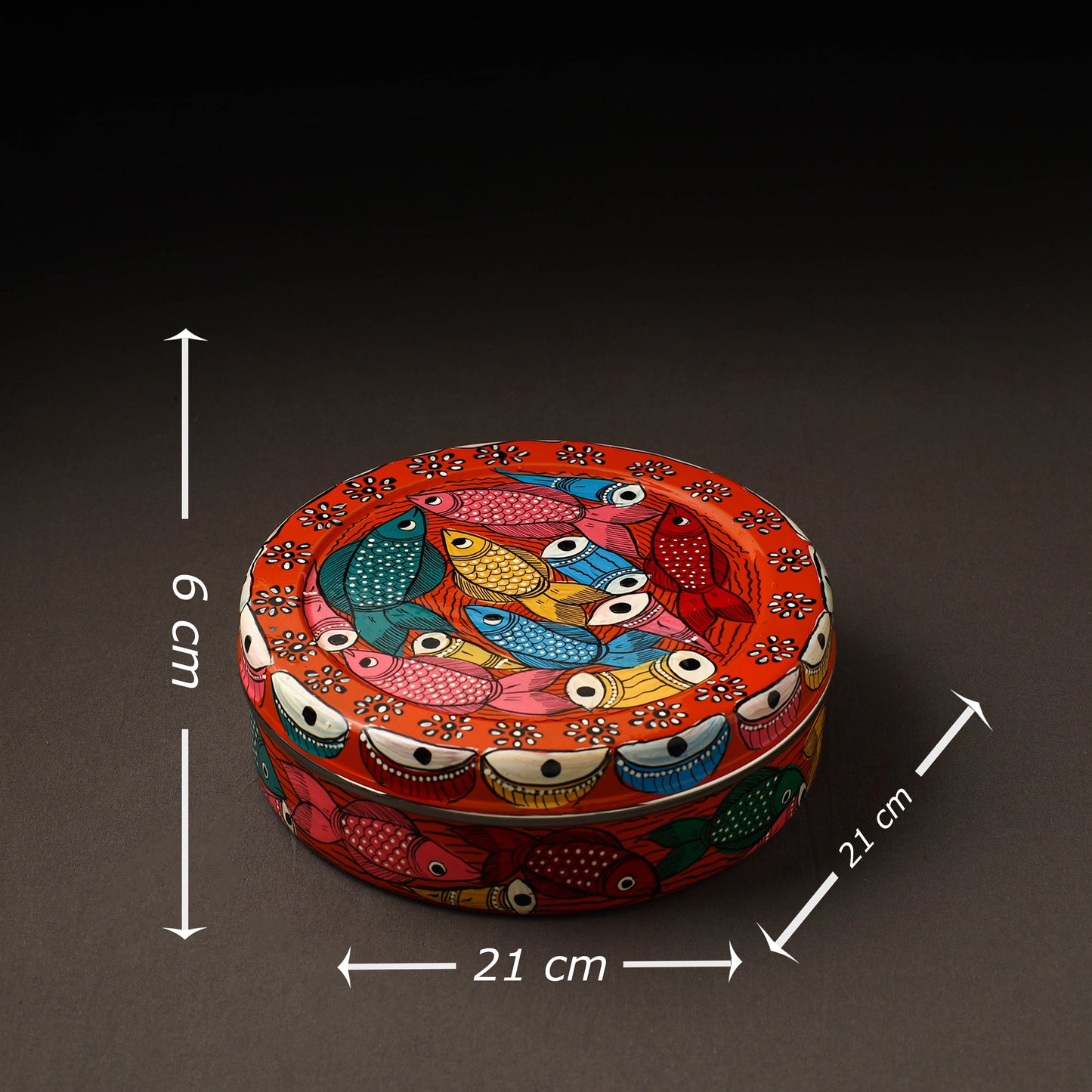  Bengal Patua Handpainted Stainless Steel Casserole