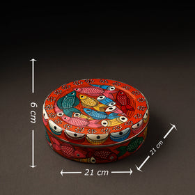  Bengal Patua Handpainted Stainless Steel Casserole