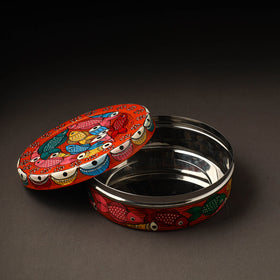  Bengal Patua Handpainted Stainless Steel Casserole
