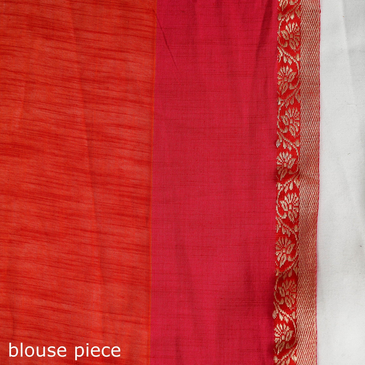 Buy Red Bengal Woven Border Handloom Cotton Saree