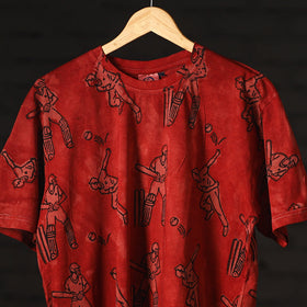 Buy Bindaas Block Art Printed Cotton Round Neck T-shirt Online at iTokri.com