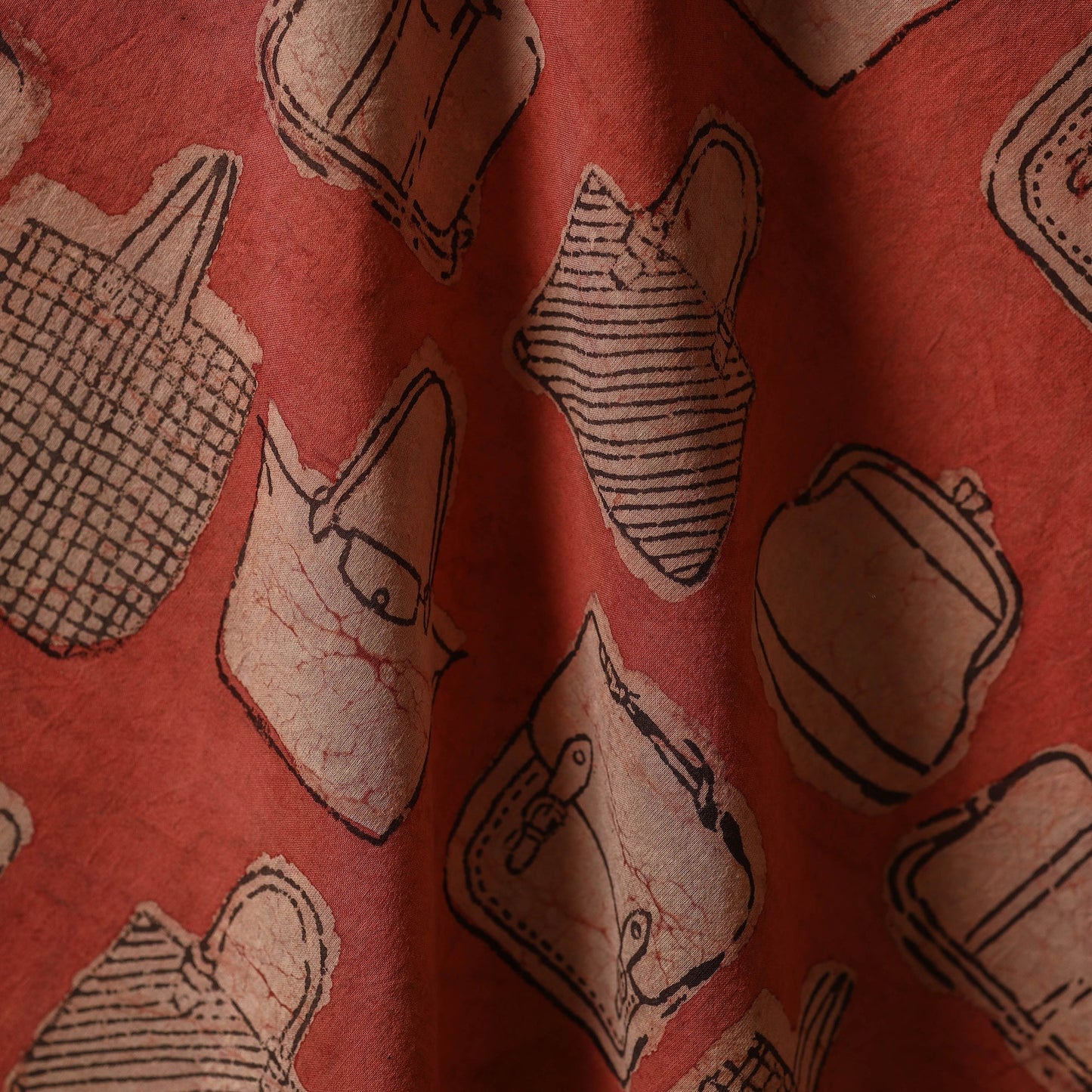 Bindaas cotton natural dyed fabric 01 - handcrafted