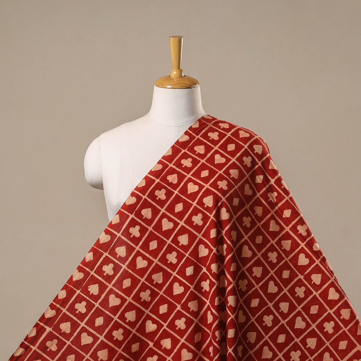 Bindaas cotton natural dyed fabric 05 - handcrafted