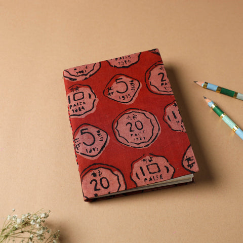 Bindaas Fabric Cover Handmade Paper Notebook 