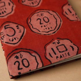 Bindaas Fabric Cover Handmade Paper Notebook 