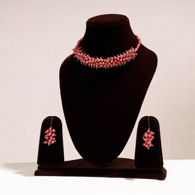 Bishnupur Handpainted Terracotta Necklace Set