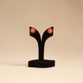 Bishnupur handpainted terracotta stud earrings 41