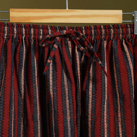 Red - cotton natural dyed afghani salwar 16 - handcrafted