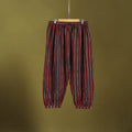 Red - cotton natural dyed afghani salwar 16 - handcrafted
