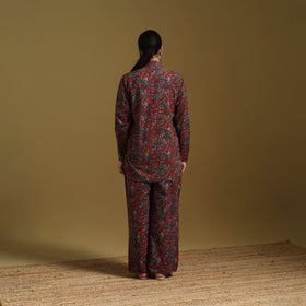 Cotton natural dyed co-ord set 01 - handcrafted
