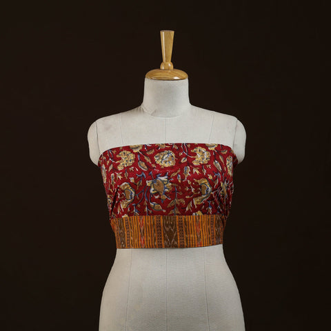 Block print cotton sanganeri blouse piece 13 - handcrafted